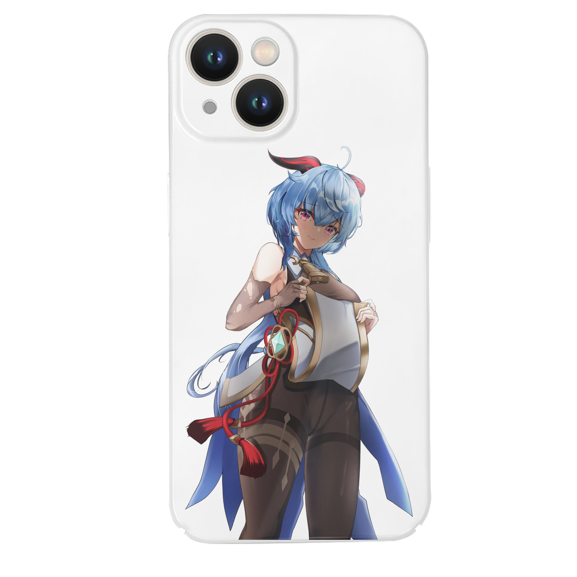 げんし神 甘雨 かんう genshin Ganyu 【iPhone 14シリーズ対応】ハードケース